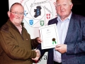 Mark Sedgwick presenting Liam Haines, LIPF with his certificate & badge at AV 2015.