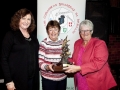 Mary O\'Loughlin, Rita Nolan & Lilian Webb with the Kieran O\'Loughlin Memorial Trophy won by Rita Nolan as the best overal sequence in AV2015