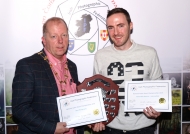 Dominic Reddin, President IPF, presenting Oliver Gargan with the Best Photography Trophy & Honourable Mention Certificate in the Intermediate Section of the IPF AV Nationals, 21st October, 2018.