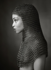 Monochrome Print Individual  Bronze Medal -  Ross McKelvey - 'Chainmail Profile' - Creative Photo Imaging Club.jpg