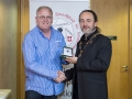 IPF President Michael O'Sullivan presenting individual monochrome bronze medal to Ross McKelvey.jpg
