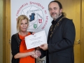 IPF President Michael O'Sullivan presenting individual monochrome honourable mention to Judy Boyle.jpg