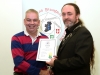 IPF President Michael O'Sullivan presenting Aidan Ryan with his LIPF distinction
