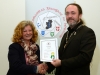 IPF President Michael O'Sullivan presenting Joy Buckley with her LIPF distinction