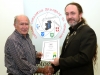 IPF President Michael O'Sullivan presenting Pat Killilea with his LIPF distinction