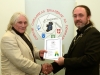 IPF President Michael O'Sullivan presenting Ron Bending with his LIPF distinction