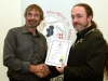 IPF President Michael O'Sullivan presenting Stephen Cullen with his LIPF distinction