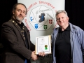 IPF President Michael O'Sullivan pictured presenting LIPF distinction to Joe Vize