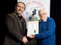 IPF President Michael O'Sullivan pictured presenting LIPF distinction to R. Michael Smith