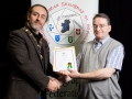 IPF President Michael O'Sullivan pictured presenting LIPF distinction to Sean Ganly