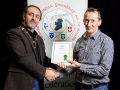 IPF President Michael O'Sullivan pictured presenting LIPF distinction to Terry McSweeney
