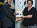 IPF President Michael O'Sullivan presenting LIPF distinction to Denise Murphy.jpg