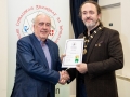 IPF President Michael O'Sullivan pictured presenting LIPF distinction to Eamonn Lawless
