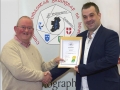 IPF Distinctions Chairman pictured presenting LIPF distinction to William Strain