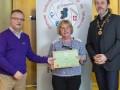 IPF President Michael O'Sullivan & IPF FIAP Liaison Officer Paul Stanley presenting AFIAP distinction to Vivien Buckley.jpg