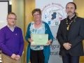 IPF President Michael O'Sullivan & IPF FIAP Liaison Officer Paul Stanley presenting EFIAP distinction to Catherine Bushe.jpg