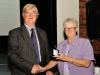 Edwin Bailey, LIPF, 2nd All Ireland, winner of Advanced & Audience Vote, AV2014 with Lilian Webb, AIPF, Vice President, IPF.