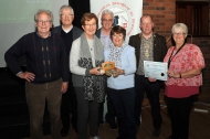 IPF President Dom Reddin presenting Celbridge Camera Club with the Andorra Trophy - Dallas Camier, Pat Collins, Bridie Maughan, Brendan O'Sullivan, Rita Nolan & Lilian Webb (1)