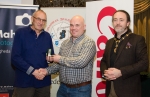 IPF President Michael O'Sullivan pictured with Michael Maher from competition sponsor Mahers Photographic and award winner Kieran O'Mahony