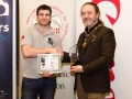 IPF President Michael O'Sullivan pictured Michael Maher from competition sponsors Mahers Photographic