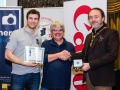IPF President Michael O'Sullivan pictured with Michael Maher from competition sponsor Mahers Photographic and award winner Patrick Kavanagh