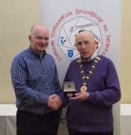 IPF Vice-President Sheamus O'Donoghue pictured with award winner Kevin Day