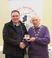 IPF Vice-President Sheamus O'Donoghue pictured with award winner Seamus Mulcahy