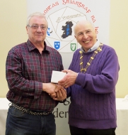 IPF Vice-President Sheamus O'Donoghue pictured with judge Rikki O'Neill