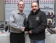 Paul Reidy IPF Photographer of the Year with Bermingham's Stand