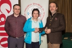 IPF President Michael O'Sullivan and Shane Cowley from Canon Ireland pictured with award winner Breda O'Mullane