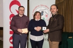 IPF President Michael O'Sullivan and Shane Cowley from Canon Ireland pictured with award winner Clodagh Tumilty