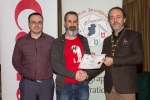 IPF President Michael O'Sullivan and Shane Cowley from Canon Ireland pictured with award winner Ken Browne