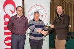 IPF President Michael O'Sullivan and Shane Cowley from Canon Ireland pictured with award winner Morgan O'Neill