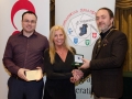 IPF President Michael O'Sullivan and Shane Cowley from Canon Ireland pictured with award winner Judy Boyle