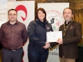 IPF President Michael O'Sullivan and Shane Cowley from Canon Ireland pictured with award winner Valerie Walsh