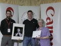 Philip Desmond from Canon Ireland and IPF Vice-President Lilian Webb pictured with award winner Alan Hunt .jpg Philip Desmond from Canon Ireland and IPF Vice-President Lilian Webb pictured with award winner Alan Hunt .jpg